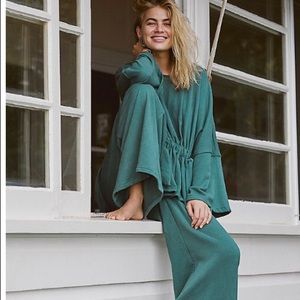 Green two piece free people outfit